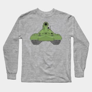 Front view of the Soviet T-10 tan Long Sleeve T-Shirt